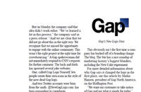 Gap Article